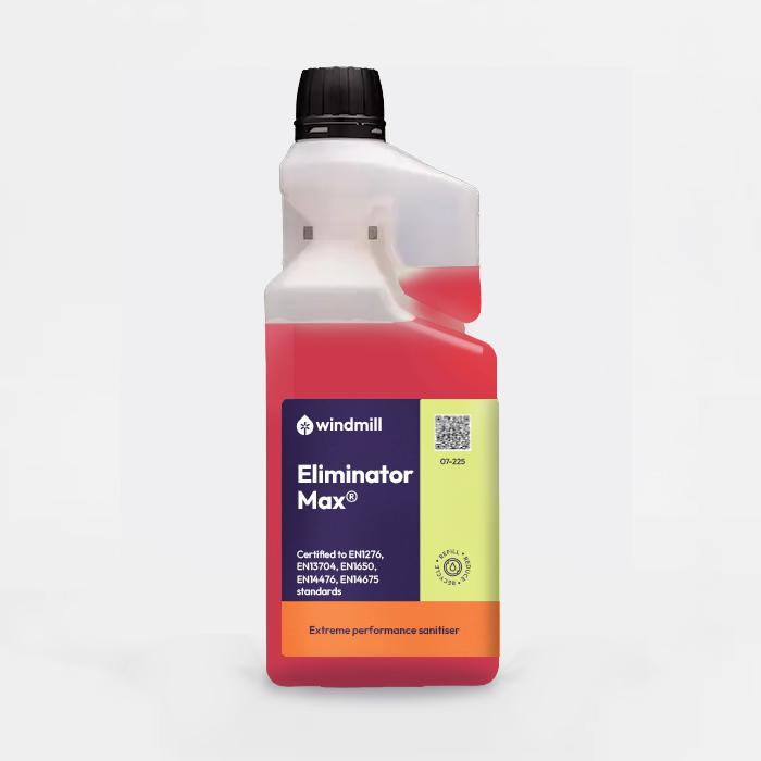 Windmill Eliminator Max - Extreme Performance Sanitiser - 1L - Windmill Refill Recharger